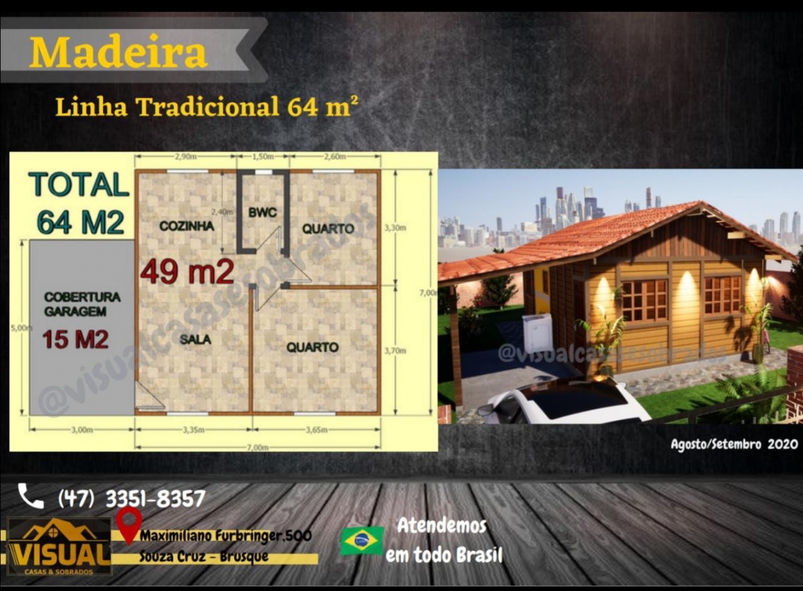 Visual - Casa Madeira Tradicional Dom Joaquim *64